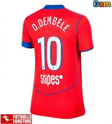 Paris Saint-Germain Ousmane Dembele #10 Tredje Tröja Dam 2025-26 Kortärmad